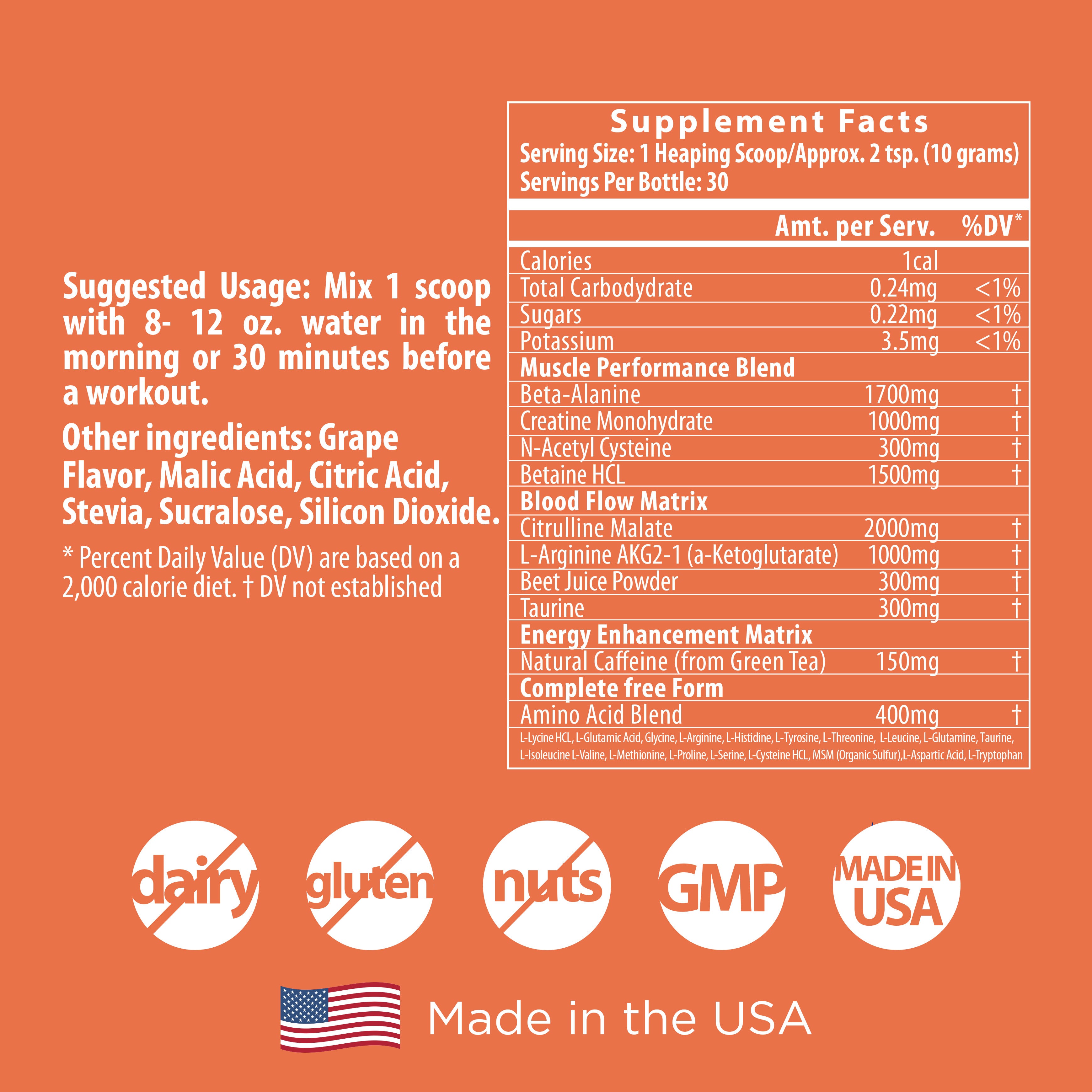 Energy + Fat Burn™ sports drink