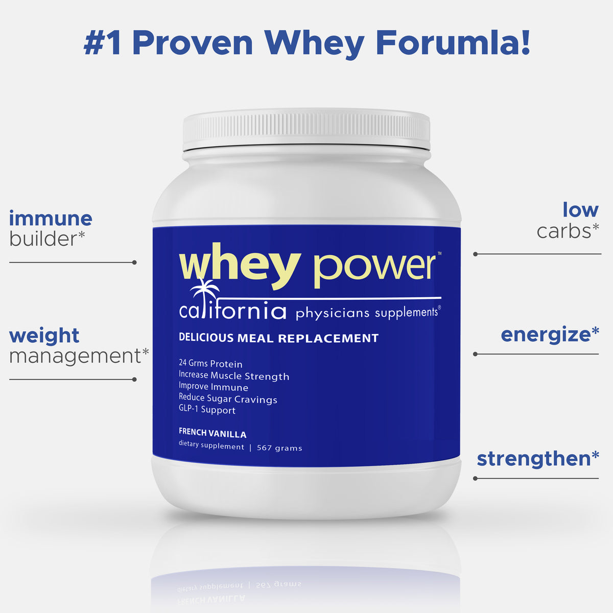 WHEY POWER VANILLA 2LB